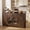 Dark Brown, variant on Keenstone Buffet Cabinet with Storage, 55.1" W Expandable Sideboard Cabinet with Drawers and Glass Doors, Coffee Bar Cabinet with Adjustable Shelves, Dark Brown