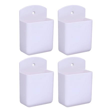 FACEGA 4pcs Self Adhesive Remote Control Holder Wall Mount Storage Racks