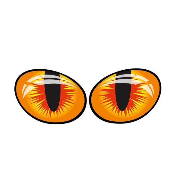 A Eye Design Decal With Strong Adhesive For Car Motorcycle And Wall Decor