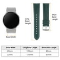 thumbnail image 2 of Uxcell Leather Watch Band 22mm Quick Release Genuine Leather Replacement Watch Straps for Men Women, Dark Green, 2 of 6