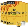 Gevalia Signature Blend Decaf Mild Light Roast K-Cup Coffee Pods (72 Pods, 6 Boxes Of 12)