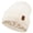 Beige, variant on FZ FANTASTIC ZONE Womens Winter Warm Satin Lined Knit Beanie Hat Slouchy Skull Caps Silk Lining Ski Hats for Women Men