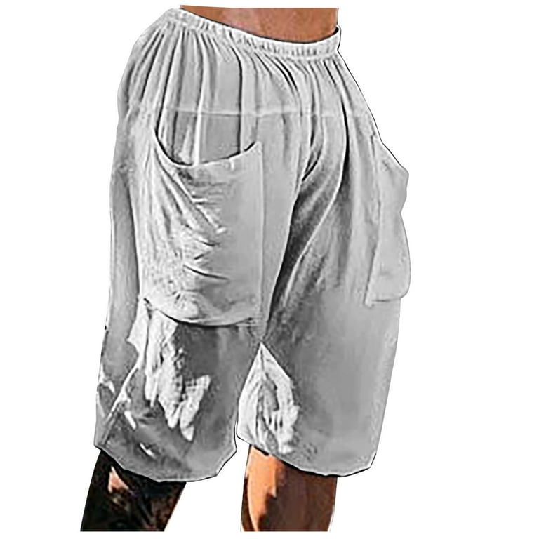 Mens baggy shop linen shorts