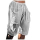 thumbnail image 2 of Pantalones largos de lino y algodón para hombre, pantalones de yoga informales, pantalones casuales de vacaciones, pantalones para hombre, 2 of 8