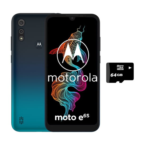 Smartphone Motorola Moto E6s 32GB 2GB Ram Dual Sim más Micro SD