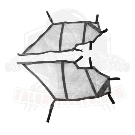 Black Mesh Window Net Set for Polaris RZR200 RZR 200 All Year – Left & Right Pair