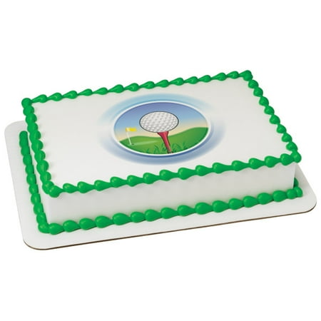 Golf Ball On Tee Edible Icing Image Walmart Com