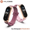 thumbnail image 2 of Correa para Xiaomi Mi Band 7 8 6 5 4 3 Reemplazo de pulsera de silicona para Xiaomi Band 4 MiBand 7 6 5 4 3 Correa de muñeca Tan Jianjun unisex, 2 of 2