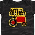 thumbnail image 4 of Inktastic Red Tractor Little Brother Boys Baby Bodysuit, 4 of 5