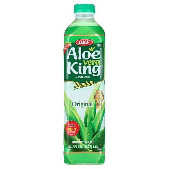 OKF Aloe Vera King Natural Original Aloe Vera Drink, 1.5 L