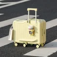 thumbnail image 1 of Maleta de viaje para niños, bolsa de equipaje con varilla de tracción de 22 pulgadas para niñas, bolsa de viaje para sentarse para bebés con asiento Utili para niños, bolsa de mano para niños, 1 of 4