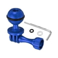 thumbnail image 1 of Unique Bargains Action Camera Ball Mount Adapter Rotating Ball Head Mount for Sports Camera Style 2, Blue 1 Set, 1 of 5