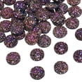 thumbnail image 1 of Uxcell 60 Pcs Rhinestone Flat Back Faux Druzy Crystal Diamonds Resin Embellishments Trims Beads for Jewelry Making Crafts, Rosa Dorado, 1 of 7