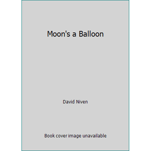 Pre-Owned The moon's a balloon: reminiscences (Hardcover) 0773680047 9780773680043