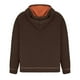 thumbnail image 5 of pstuiky camisetas de manga larga para hombre, Sudadera con capucha para hombre, manga larga, cuello alto, cremallera frontal a media altura y colores a juego. Tops de talla grande para hombre xl, 5 of 5