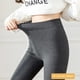 thumbnail image 2 of Forro Polar Para Mujer, Mallas Gruesas Elásticas De Cintura Alta Con Tira De Hilos, Pantalones De Yoga Cálidos Térmicos Para Invierno, Pantalones Para Senderismo Y Correr Serendint HA046624-03, 2 of 6