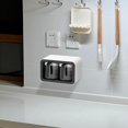 thumbnail image 4 of Ggdda Non Wall Mounted Box With Lid And Holder Clear Box Jar Shaker Sugar Shaker Self Adhesive Rack For Kitchen Cooking (Clearance), 4 of 6