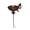 Bee, variant on Almencla Bird Feeder Metal Bird Bath Iron Art Weatherproof with Stake Decorative Birdbath Bee