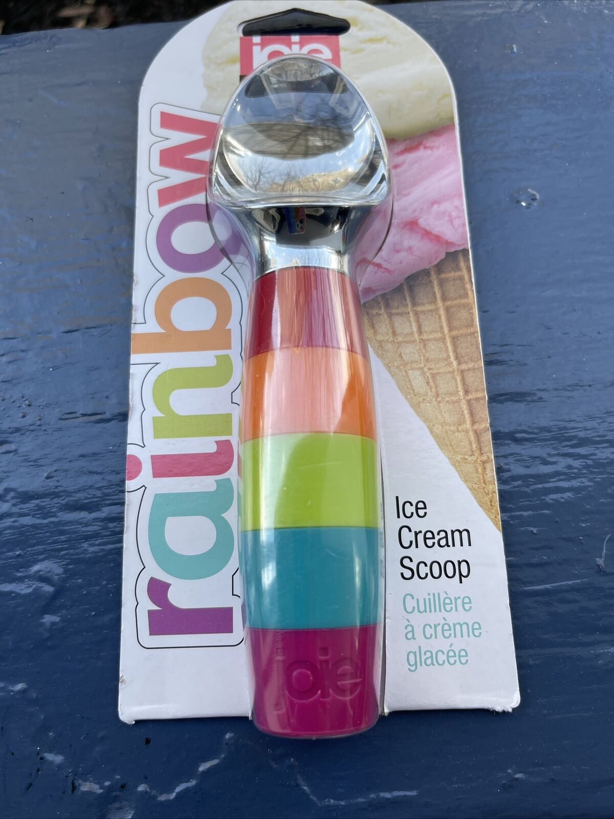 Joie Kitchen Gadgets 12701 Rainbow Ice Cream Scoop Plastic 