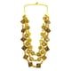 thumbnail image 1 of EeaseMX Collar estilo bohemio retro para mujer, con cuentas de madera tejidas a mano y cáscara de coco, joyería de playa, colgante para damas y niñas (amarillo), 1 of 7