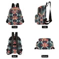thumbnail image 4 of FORMRS Mini Backpack Purse for Women Quilted Travel Daypack Casual Shoulder Bag, Green Abstract, 4 of 7