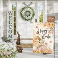 thumbnail image 3 of Floral Happy Easter Garden Flag 12x18 Inch Double Sided Outdoor Yard Flag with Bunny Rabbit Eggs and Flowers, 3 of 6
