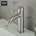 thumbnail image 3 of Grohe 23 592 A Essence 1.2 GPM Single Hole Bathroom Faucet - Nickel, 3 of 7