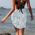 thumbnail image 4 of Womens Sarong Bikini Swimsuit Cover Up - Ladies Beach Bathing Suits Wrap - Tortulla - 2XL, 4 of 5