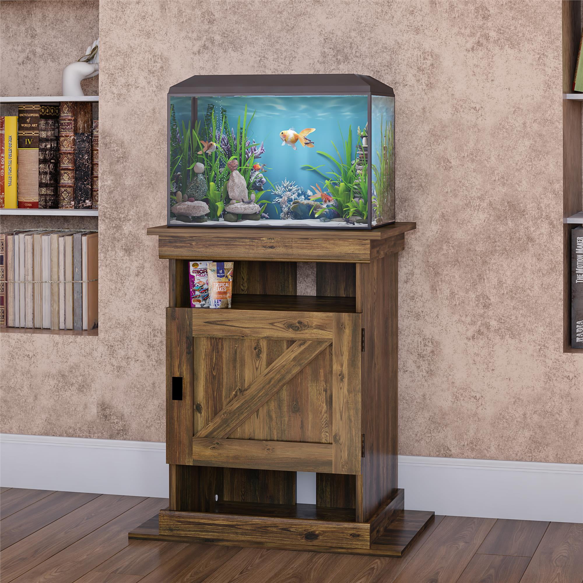 Farmington 10/20 Aquarium or Terrarium Tank Stand, Rustic