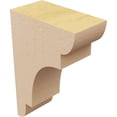 thumbnail image 5 of 2"W x 4"D x 6"H Classic New Brighton Rough Cedar Woodgrain TimberThane Corbel, Primed Tan, 5 of 6