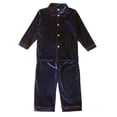 thumbnail image 1 of Pijamas de terciopelo rojo para niños, conjuntos de pijamas navideños a juego para la familia, para bebés, niños y niñas, 1 of 5