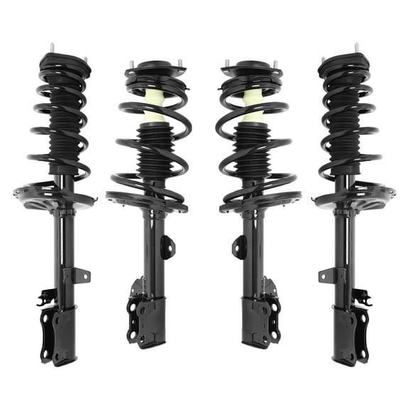 Unity Automotive Front & Rear Complete Strut Assembly Kit Fits 2008-2013 Toyota Highlander, 4-11617-15921-001