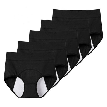 

Women s High-rise Ultra Comfort Soft Breather Oversized Seamless Moisture-Wicking Cotton Stall Briefs Plus Size L-4XL(5-Packs)
