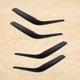 thumbnail image 5 of Cubierta de la manija de la puerta interior del automóvil 51412991775 para BMW X1 E84 2010-2016 (negro 4 piezas), 5 of 7
