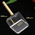 thumbnail image 3 of Cat Litter Shovel Stainless Steel Wooden Handle Easy To Rust Washable Kitten Litter Scoop Cats Toilet Cleaning Shovel Tool Kitty Metal Scooper, 3 of 7