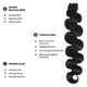 thumbnail image 4 of Hair Bundles Mosari Body Wave 15A, cabello virgen indio de 70 a 75 cm, 4 of 7