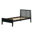 thumbnail image 3 of Plank+Beam Scandinavian Twin Bed Frame with Headboard, Solid Wood Platform Bed for Adults, 3 of 9