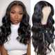 thumbnail image 1 of Yanonmyfd 28 Inch Glueless Wigs Human Hair Pre Plucked Body Wave 5x5 HD Lace Closure Wigs Pre Cut for Black Women 180% Density Easy to Wear Lace Front Wigs Human Hair Natural Color, 1 of 26