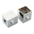 thumbnail image 5 of KERISTY 1 Pair Square Shower Temperature Control Handle Knob Chrome Thermostatic Handle, 5 of 9