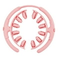 thumbnail image 3 of Rodillo masajeador para piernas con 12 ruedas, compacto, ligero y ajustable. Rosa, 3 of 8
