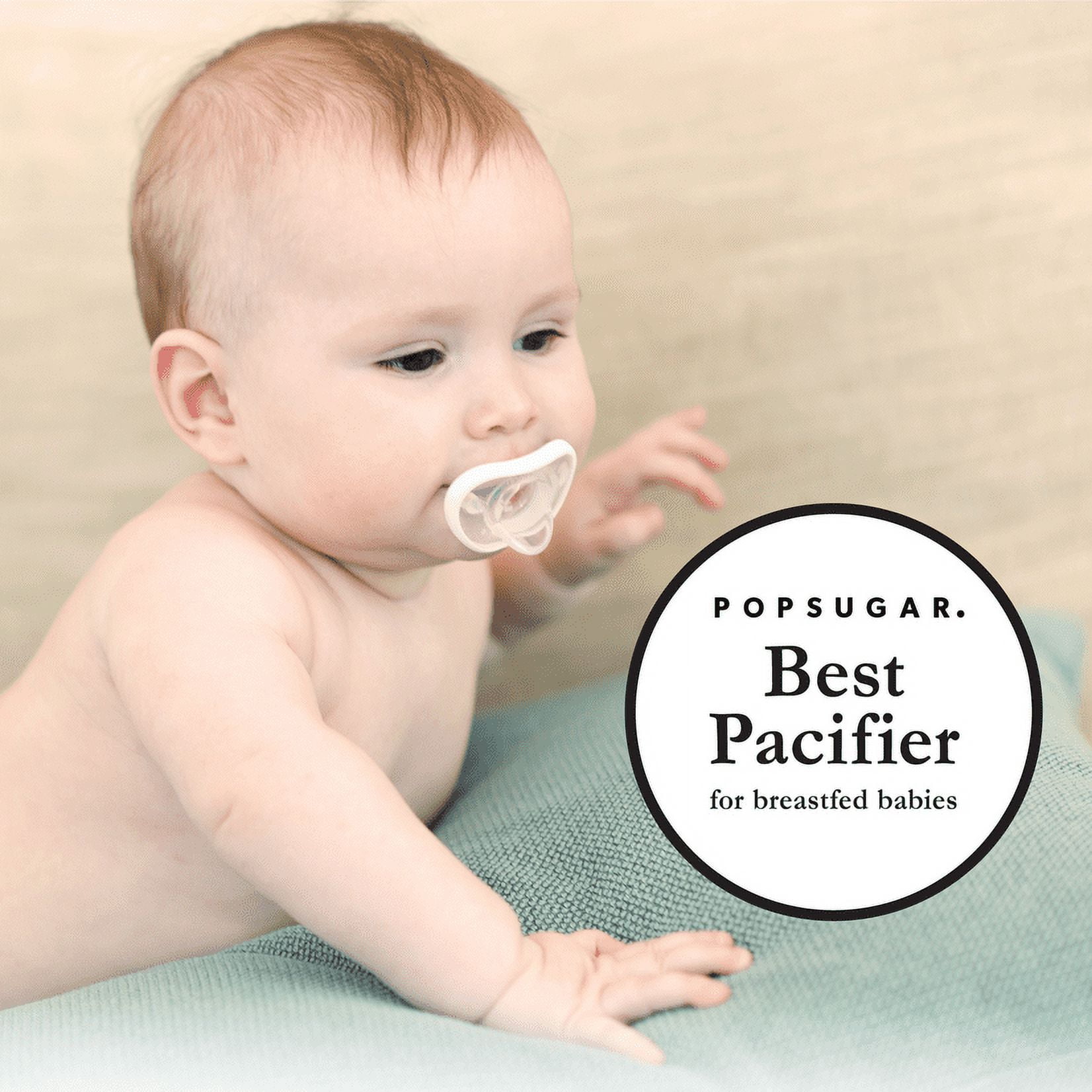Nanobebe Flexy Newborn Pacifier, 0-3m - White