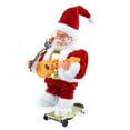 thumbnail image 4 of Patineta musical Guitarra Papá Noel Fiudx Juguete eléctrico Regalo de Navidad Pilas no incluidas Requiere 3 pilas AA, 4 of 7