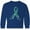 Royal Bue, variant on Inktastic Ovarian Cancer Awareness Teal Ribbon Made of Hearts Long Sleeve Youth T-Shirt