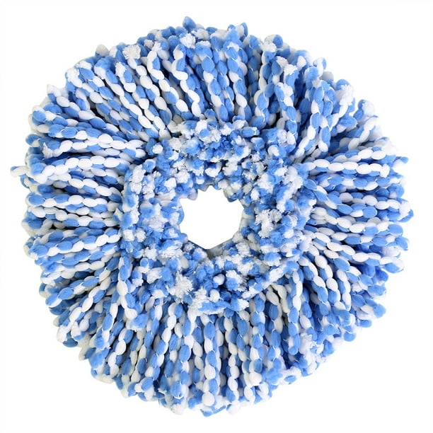 Spin Mop Head Microfibra Mop, Head MopRefill, 360 Spin Mop Head Reemplazo Redondo Spin Mop Head Microfibra Agujero Interior 6.35in