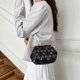 thumbnail image 4 of Bolso de mano de noche para mujer bolso elegante con patrón de corazón para bodas (negro), 4 of 8