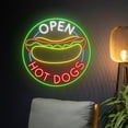 thumbnail image 3 of Handmadetneonsign Open Hotdog Led Sign, Hotdog Open Neon Sign, Hot Dog Led Light, 3 of 3