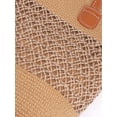thumbnail image 6 of LAVA Women Straw Beach Bag Summer Boho Tote Bag Handbags Large Shoulder Purses Woven for Vacation (Khaki), 6 of 8