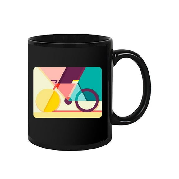 Abstract Colorful Bicycle Design Mug Unisex's -Image by Shutterstock