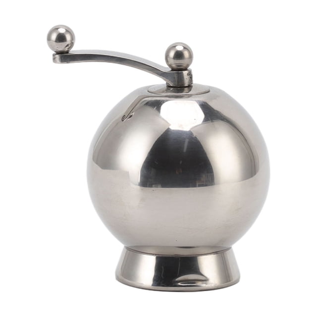 Lojalitet Molinillo de Pimienta con manivela Larga Molinillo de Sal de Especias con manivela Redonda de Acero Inoxidable 304 para Cocina casera S