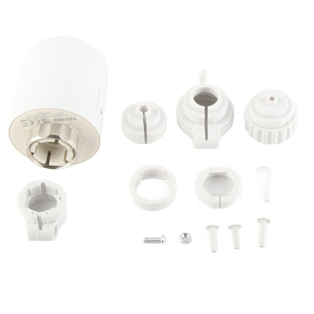 Uadme Termostato De Radiador Inteligente WiFi Control De Aplicación Pantalla LED Inalámbrica El Juego De Válvula De Radiador Termostático Se Puede Conectar Directamente A WiFi Y Teléfonos Móviles